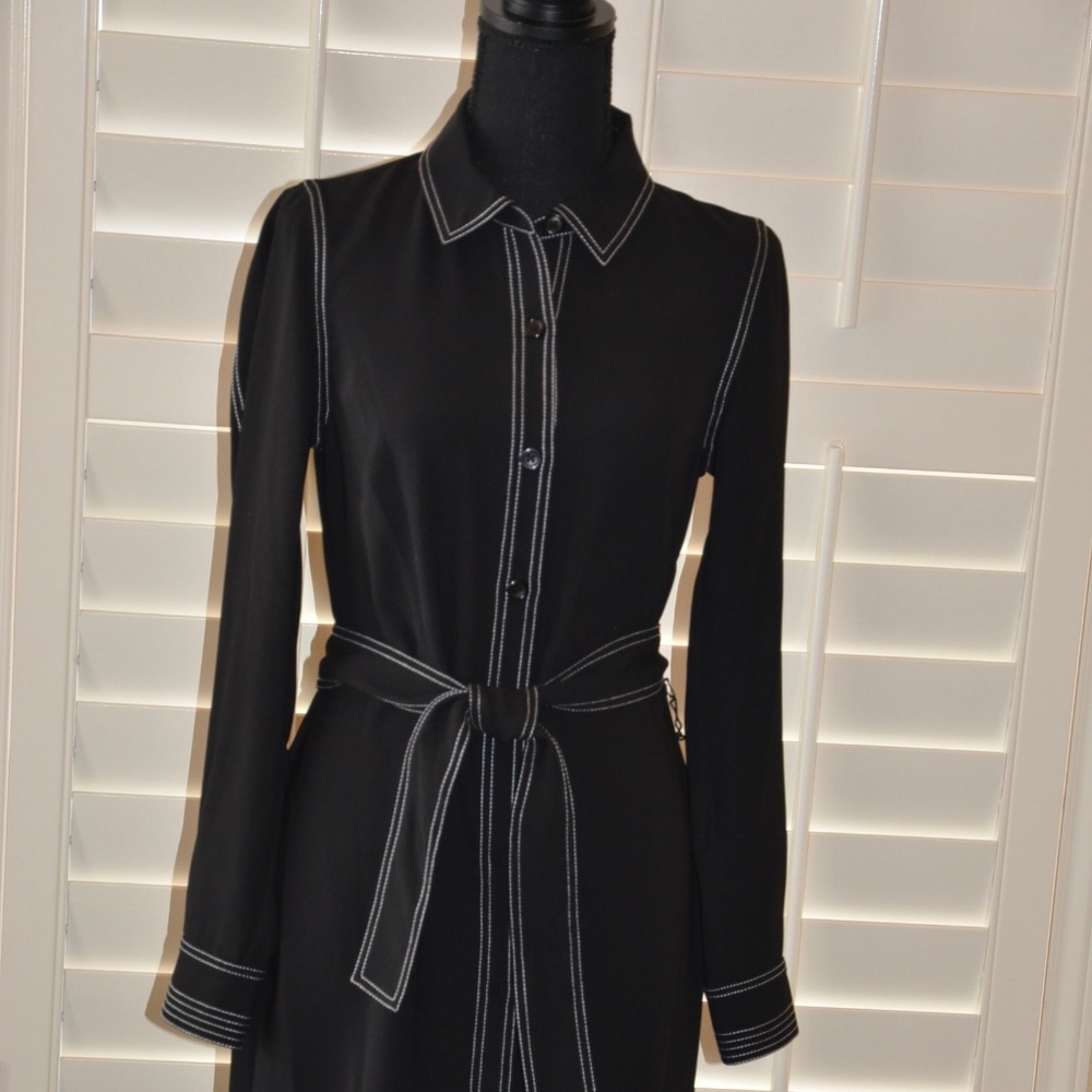 PURE Collared Midi Dress